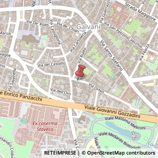 Mappa Via Orfeo, 10, 40124 Bologna, Bologna (Emilia Romagna)