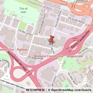 Mappa Via del Lavoro, 53, 40033 Casalecchio di Reno, Bologna (Emilia Romagna)