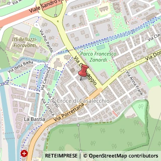 Mappa Via de' Carracci, 11, 40033 Casalecchio di Reno, Bologna (Emilia Romagna)