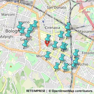 Mappa Via Leandro Alberti, 40137 Bologna BO, Italia (1.023)