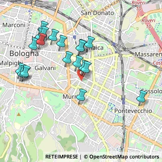 Mappa Via Leandro Alberti, 40137 Bologna BO, Italia (1.0955)