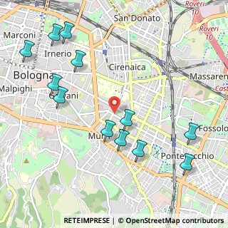 Mappa Via Leandro Alberti, 40137 Bologna BO, Italia (1.24)