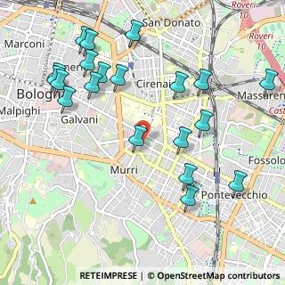 Mappa Via Leandro Alberti, 40137 Bologna BO, Italia (1.2205)
