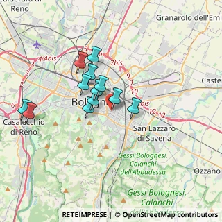 Mappa Via Leandro Alberti, 40137 Bologna BO, Italia (2.94833)