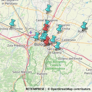Mappa Via Leandro Alberti, 40137 Bologna BO, Italia (6.61786)