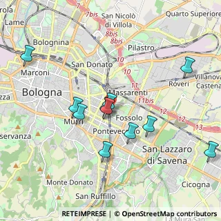 Mappa Via S. Pier Tommaso, 40138 Bologna BO, Italia (1.89636)