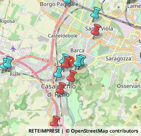 Mappa Via della Badia, 40033 Casalecchio di Reno BO, Italia (2.312)