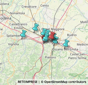 Mappa Via della Badia, 40033 Casalecchio di Reno BO, Italia (6.42)