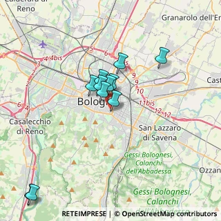 Mappa Via Dante, 40137 Bologna BO, Italia (3.32182)