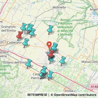 Mappa Via Villa Fontana, 40059 Medicina BO, Italia (7.747)