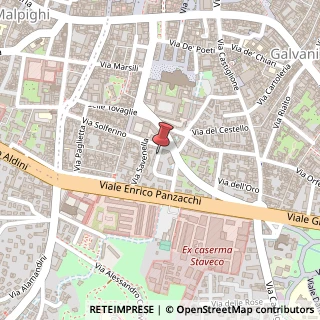 Mappa Via Loderingo Degli Andal?,  3, 40124 Bologna, Bologna (Emilia Romagna)