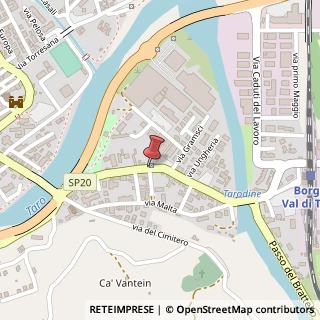 Mappa Viale della liberta' 22/b, 43043 Borgo Val di Taro, Parma (Emilia Romagna)