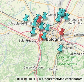 Mappa Via Dei Canonici Renani, 40033 Casalecchio di Reno BO, Italia (6.73722)