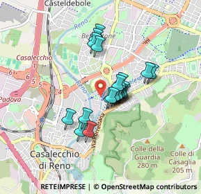 Mappa Via Dei Canonici Renani, 40033 Casalecchio di Reno BO, Italia (0.6165)