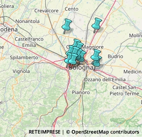 Mappa Via Dei Canonici Renani, 40033 Casalecchio di Reno BO, Italia (6.745)