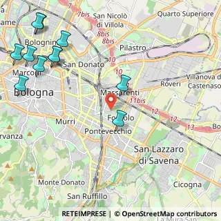 Mappa Via Roselle, 40139 Bologna BO, Italia (3.05)