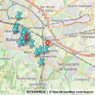 Mappa Via Spina, 40139 Bologna BO, Italia (2.29588)