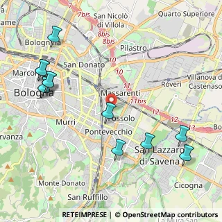 Mappa Via Spina, 40139 Bologna BO, Italia (2.645)
