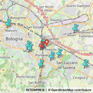 Mappa Via Spina, 40139 Bologna BO, Italia (1.96727)