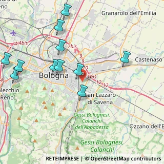 Mappa Via Spina, 40139 Bologna BO, Italia (4.76636)