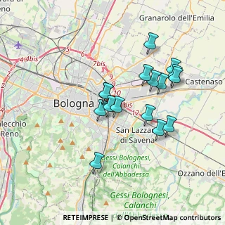 Mappa Via Spina, 40139 Bologna BO, Italia (3.19438)