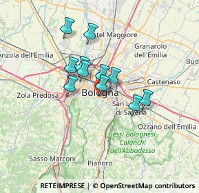 Mappa Via Mirasole, 40124 Bologna BO, Italia (4.98364)