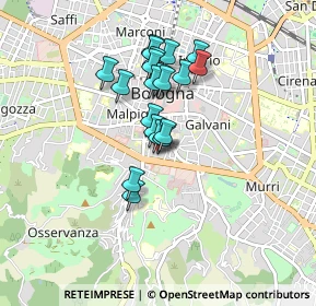 Mappa Via Mirasole, 40124 Bologna BO, Italia (0.676)