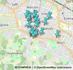 Mappa Via Mirasole, 40124 Bologna BO, Italia (0.6525)