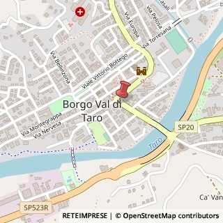 Mappa Via Taro, 4, 43043 Borgo Val di Taro, Parma (Emilia Romagna)