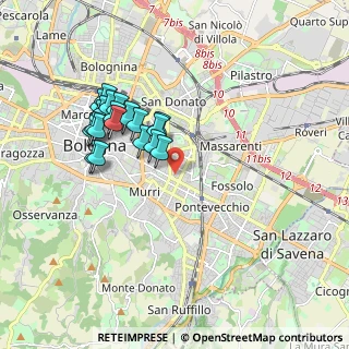 Mappa Via Cincinnato Baruzzi, 40138 Bologna BO, Italia (1.733)