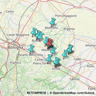 Mappa Via Achille Grandi, 40059 Medicina BO, Italia (10.044)