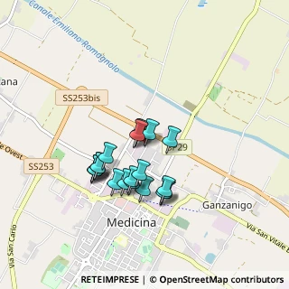 Mappa Via Achille Grandi, 40059 Medicina BO, Italia (0.7175)