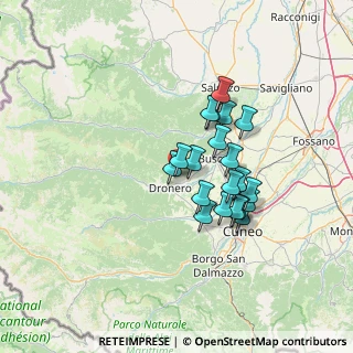 Mappa Via Bisalta, 12020 Villar San Costanzo CN, Italia (11.0315)