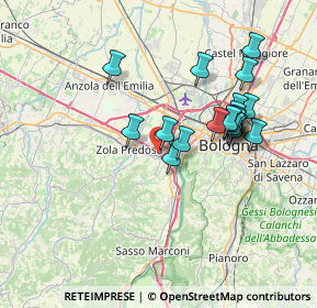 Mappa Via della Costituzione, 40033 Casalecchio di Reno BO, Italia (6.6495)