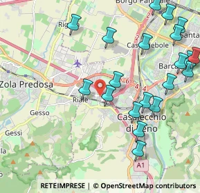 Mappa Via della Costituzione, 40033 Casalecchio di Reno BO, Italia (2.536)