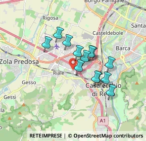 Mappa Via della Costituzione, 40033 Casalecchio di Reno BO, Italia (1.33154)