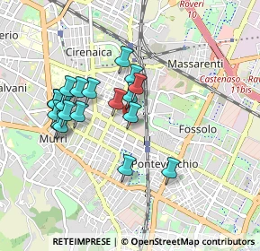 Mappa Via Maurizio Padoa, 40138 Bologna BO, Italia (0.8415)