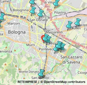 Mappa Via Maurizio Padoa, 40138 Bologna BO, Italia (2.50706)