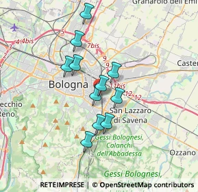 Mappa Via Maurizio Padoa, 40138 Bologna BO, Italia (2.76545)
