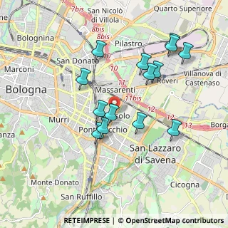 Mappa Giardino Antonio Ivan Pini, 40139 Bologna BO, Italia (1.82571)