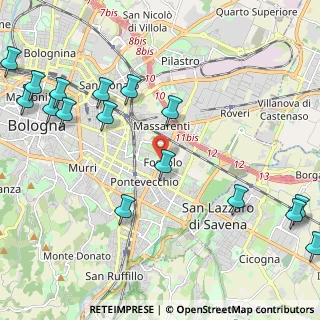 Mappa Giardino Antonio Ivan Pini, 40139 Bologna BO, Italia (2.9225)