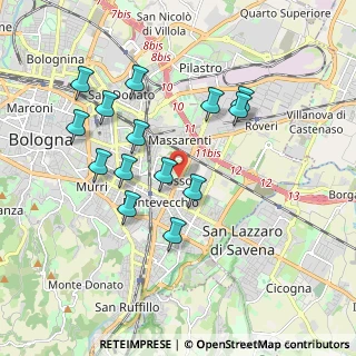 Mappa Giardino Antonio Ivan Pini, 40139 Bologna BO, Italia (1.82214)