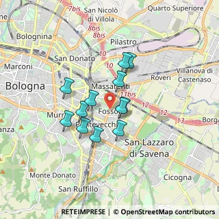 Mappa Giardino Antonio Ivan Pini, 40139 Bologna BO, Italia (1.30167)