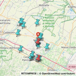 Mappa Via del Piano, 40059 Medicina BO, Italia (7.805)