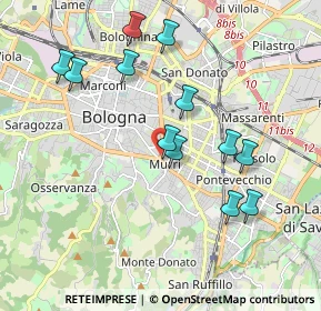 Mappa Viale Giosuè Carducci, 40137 Bologna BO, Italia (1.93083)