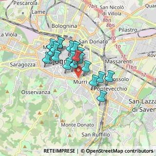 Mappa Viale Giosuè Carducci, 40137 Bologna BO, Italia (1.297)