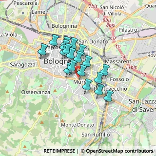 Mappa Viale Giosuè Carducci, 40137 Bologna BO, Italia (1.3005)