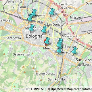 Mappa Viale Giosuè Carducci, 40137 Bologna BO, Italia (1.9)