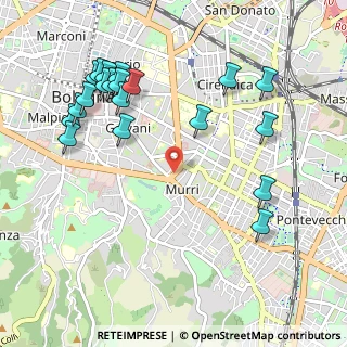 Mappa Viale Giosuè Carducci, 40137 Bologna BO, Italia (1.211)