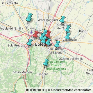 Mappa Viale Alfredo Oriani, 40137 Bologna BO, Italia (5.64533)